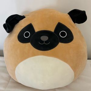 Squishmallows Prince the Pug 16" Stuffed Plush
